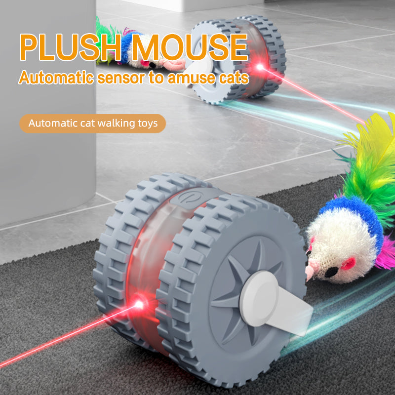 Interactive Laser & Mouse Cat Toy