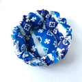 Plush Blue Pet Bed