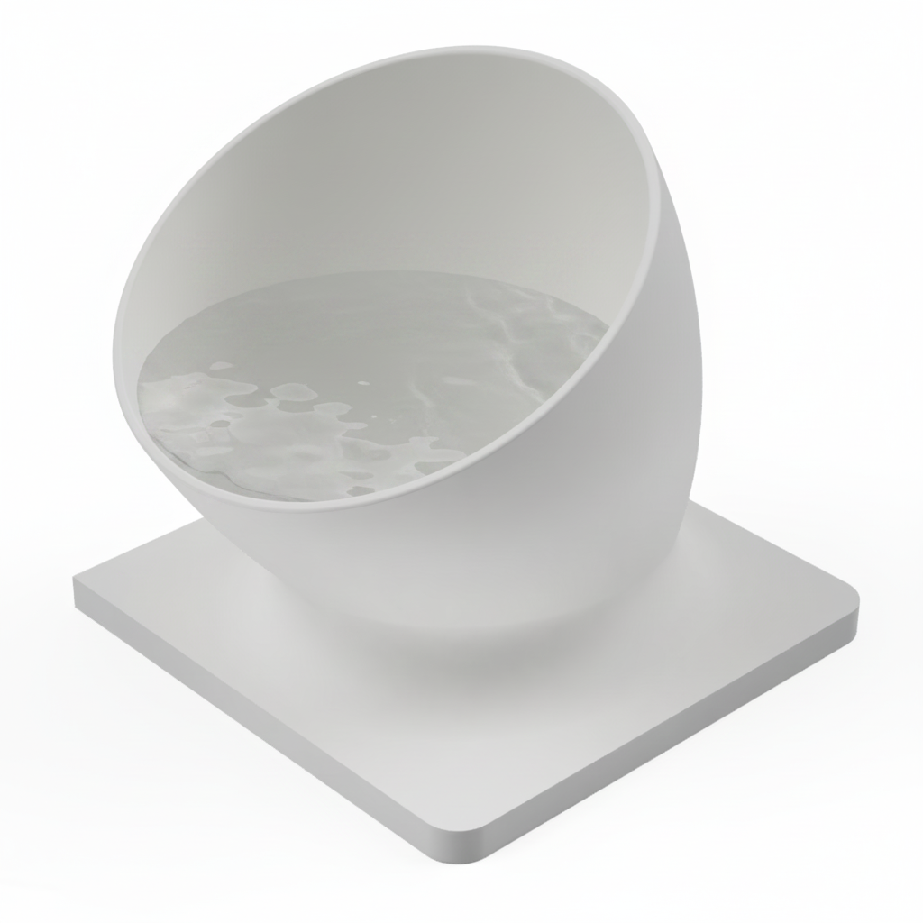 Designer Pet Bowl for Dogs & Cats | Modern Food & Water Bowl