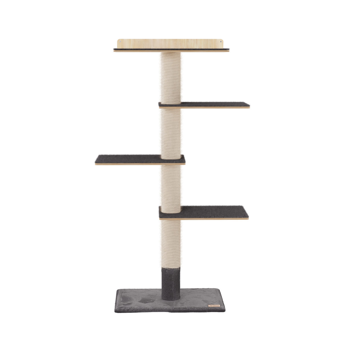 72-Inch Wall-Mounted Cat Tower