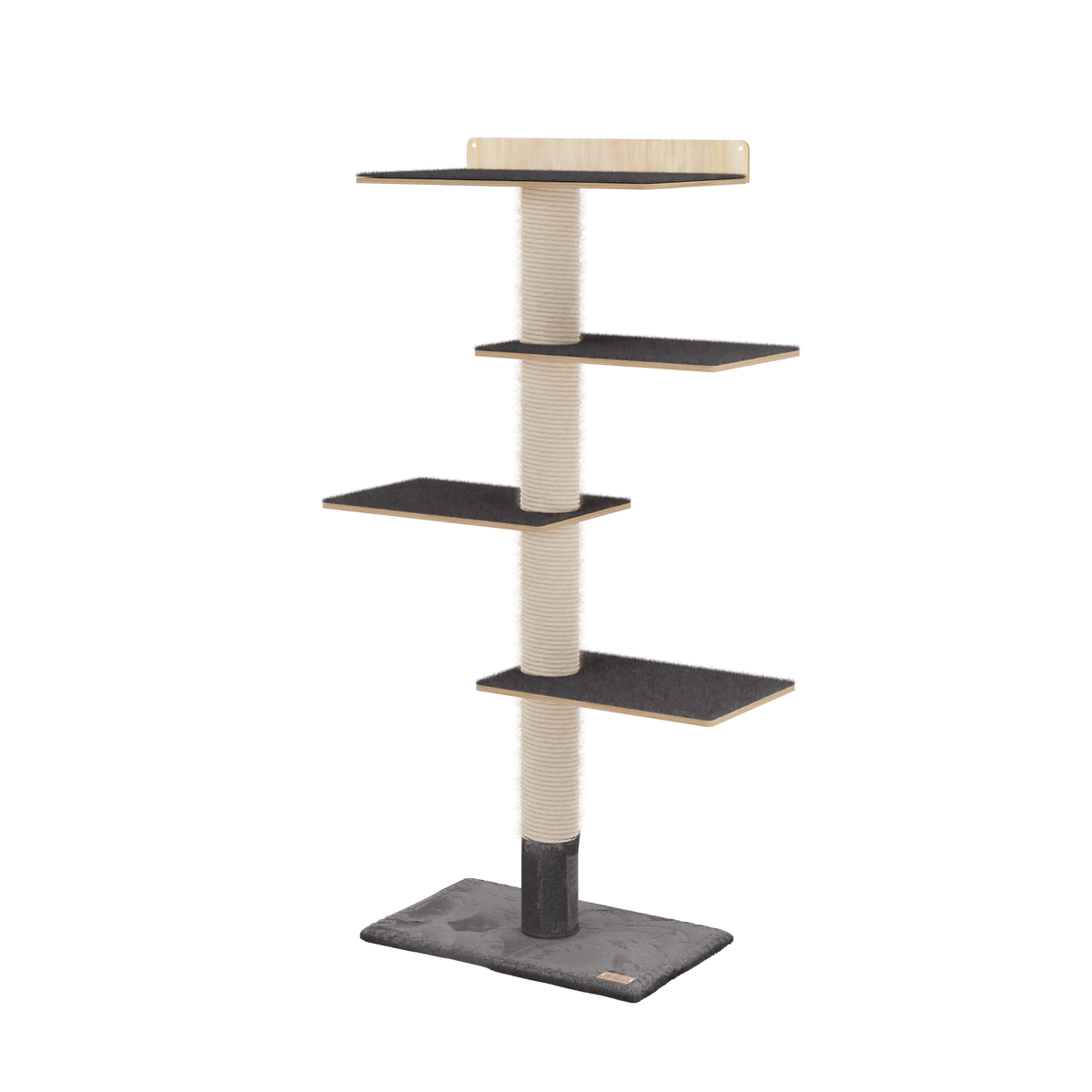 72-Inch Wall-Mounted Cat Tower