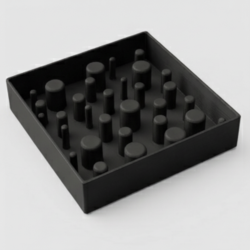 Square Slow Feeder Bowl for Dogs & Cats | Non Slip Interactive Feeding Bowl