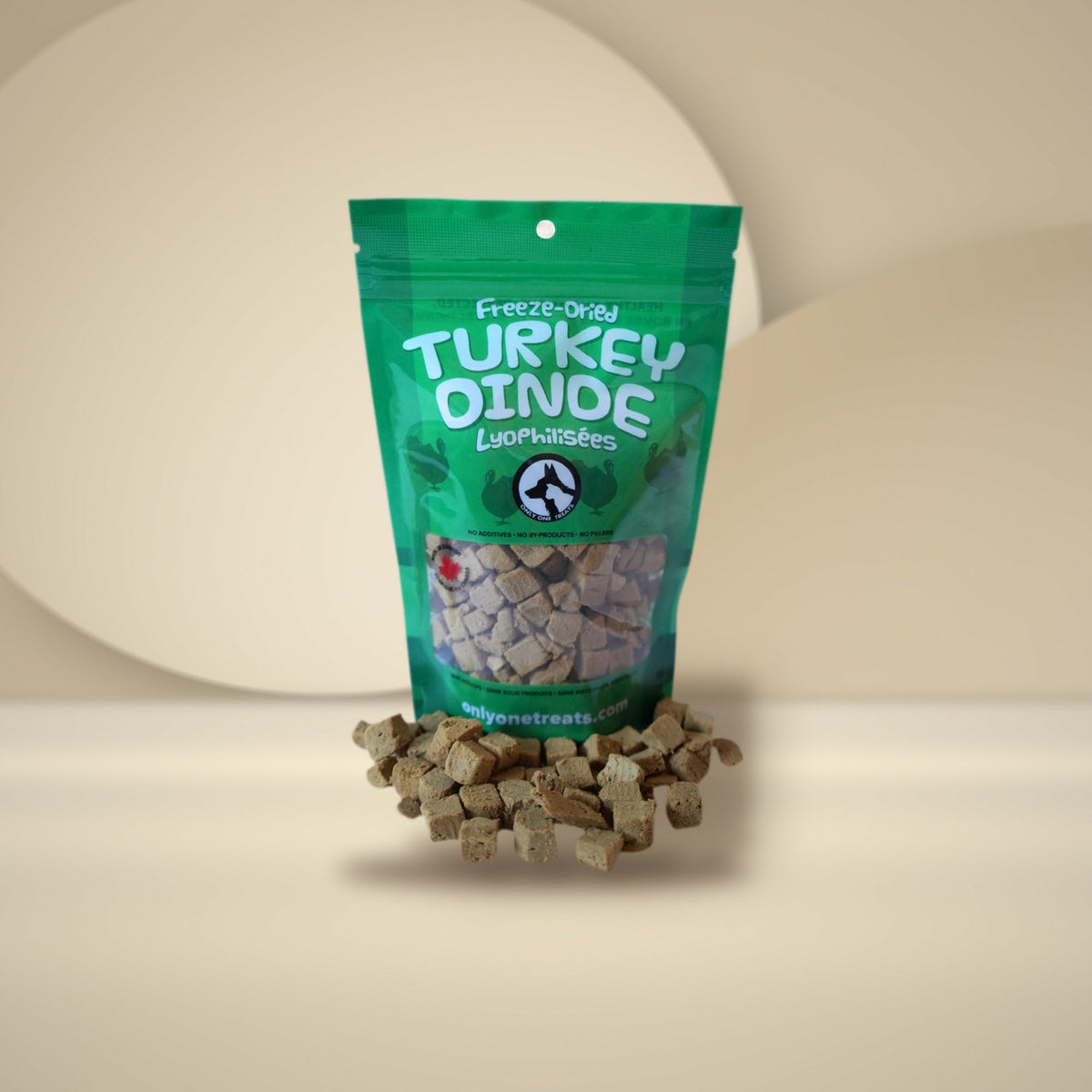 Freeze-dried turkey treats 43g